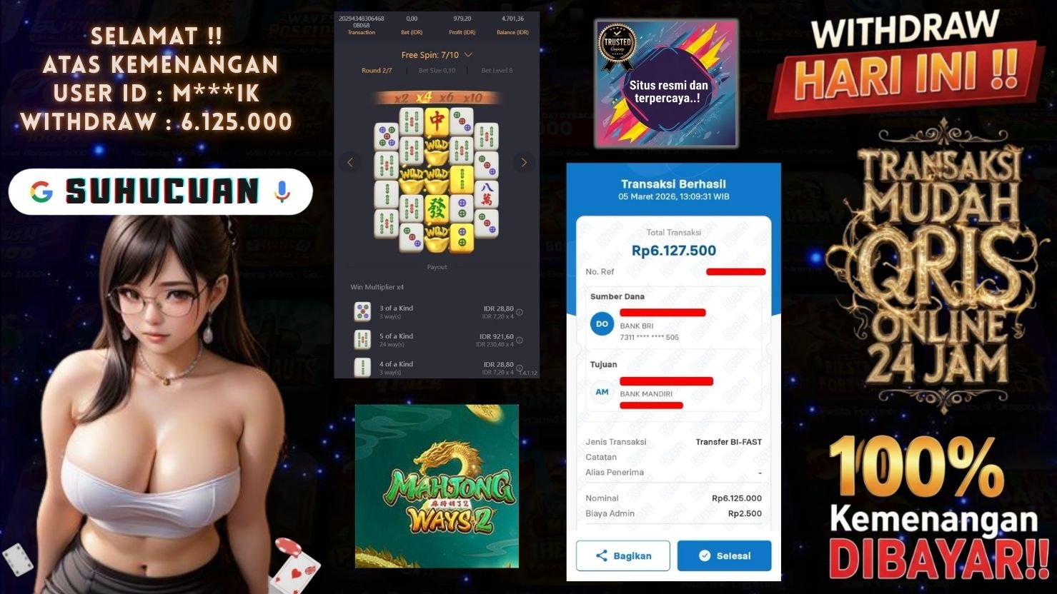 SUHUCUAN JACKPOT SLOT MAHJONG WAYS 2